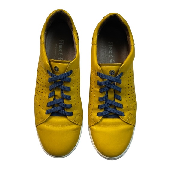 Flex & Go Abra Women’s Comfort Leather Casual Shoes Apricot Color Size 39 - Picture 4 of 12